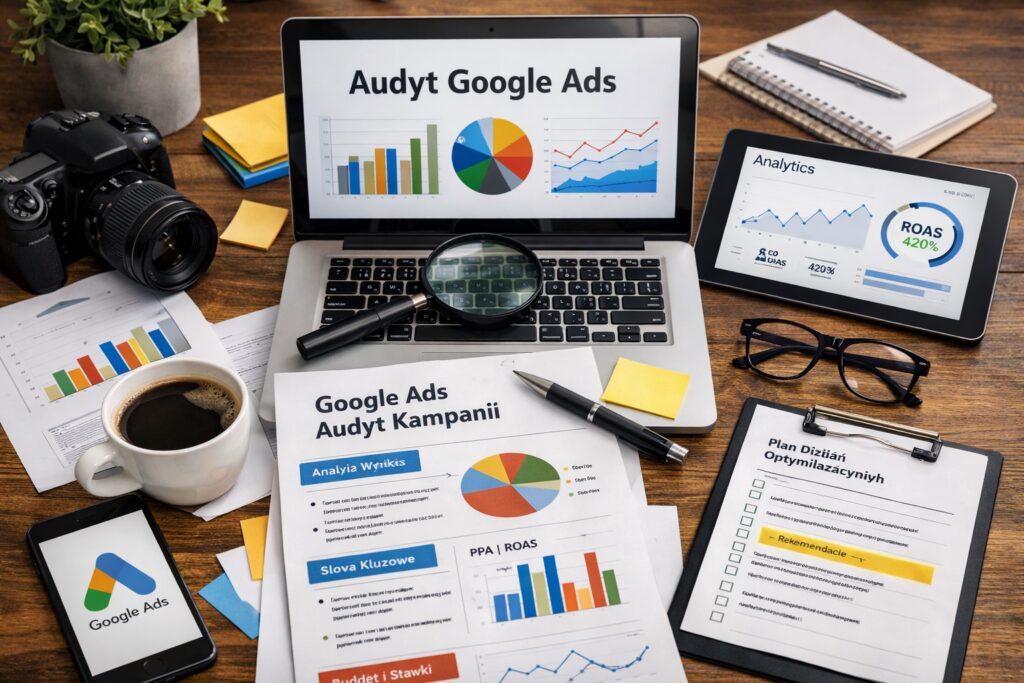 Kompleksowy audyt kampanii Google Ads – przewodnik krok po kroku