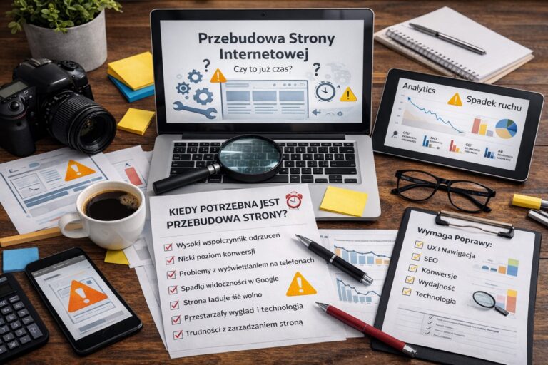 Kiedy potrzebna jest przebudowa strony internetowej? Nie przegap tych sygnałów