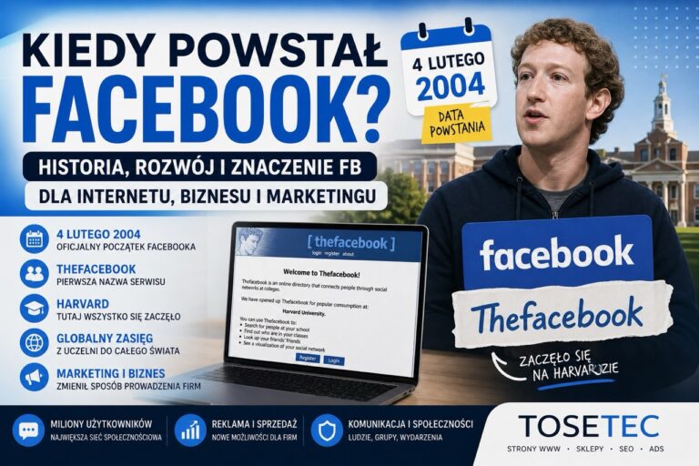 Jak i kiedy powstał Facebook ?