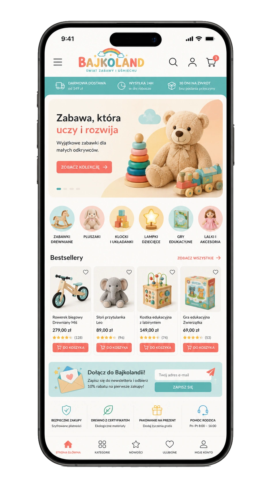 Bajkoland sklep z zabawkami Bajkoland sklep z zabawkami